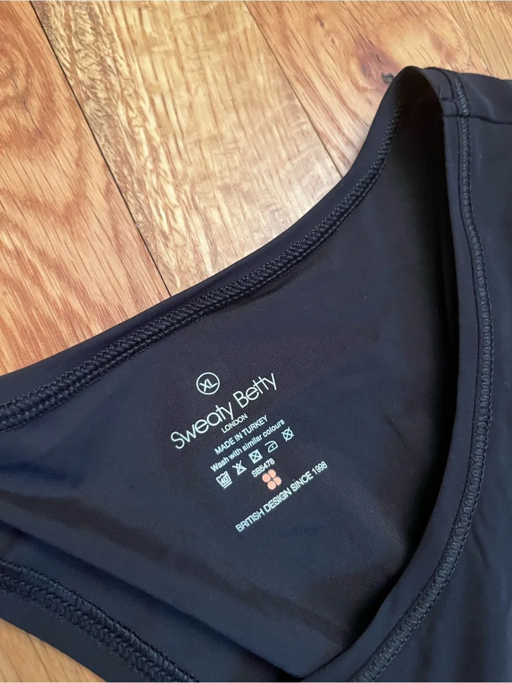 Sweaty Betty Black Explorer Ace Midi Dress Atleasure Slinky Size XL - Picture 3 of 6